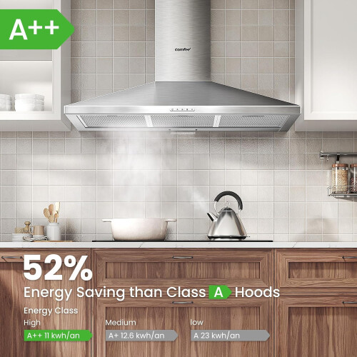 Living And Home 90 cm Chimney Cooker Hood Class A++ Extractor Hood