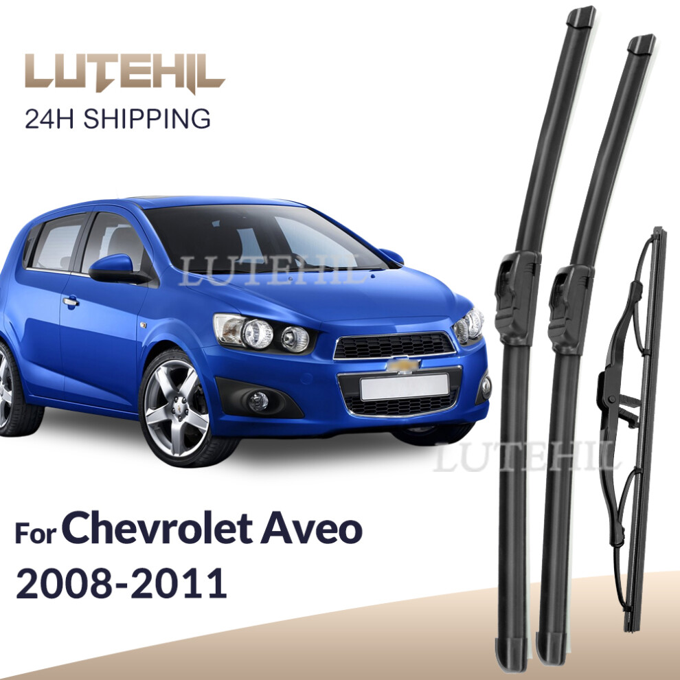 For Chevrolet Aveo MK1 2008-2011 2009 2010 Wiper Front & Rear Wiper Blades Windshield Windscreen Window Brushes 22" 16" 14"-image-OPC-PHXZQKV-NEW