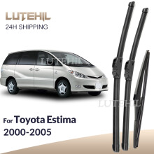 For Toyota Estima 2000-2005 2001 2002 2003 2004 Wiper Front & Rear Wiper Blades Windshield Windscreen Window Brushes 26" 18" 16"