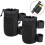 2pcs Bike Cup Holder,bicycle Handlebar Drink Holder with Mesh Pockets Phone Bag Adjustable 1