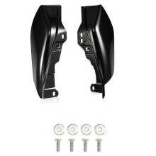 Gloss Black Mid-frame Air Heat Deflector for Touring Glide Street Road Glide Fltrx Cvo 2017-2022-haoyi