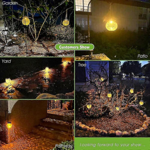 Outdoor Solar Powered Lights Garden Lights , 2 Pack Y 1