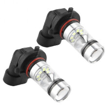 2PC 9005/H10 100W 6000K White LED Headlight Bulbs Kit Fog Light Car Driving Lamp YEMAA