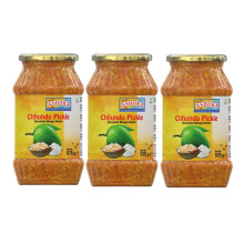 Ashoka Chhundo Shredded Mango Pickle – 575g (Pack of 3) | Sweet & Tangy Gujarati Achar | Grated Mango Preserve
