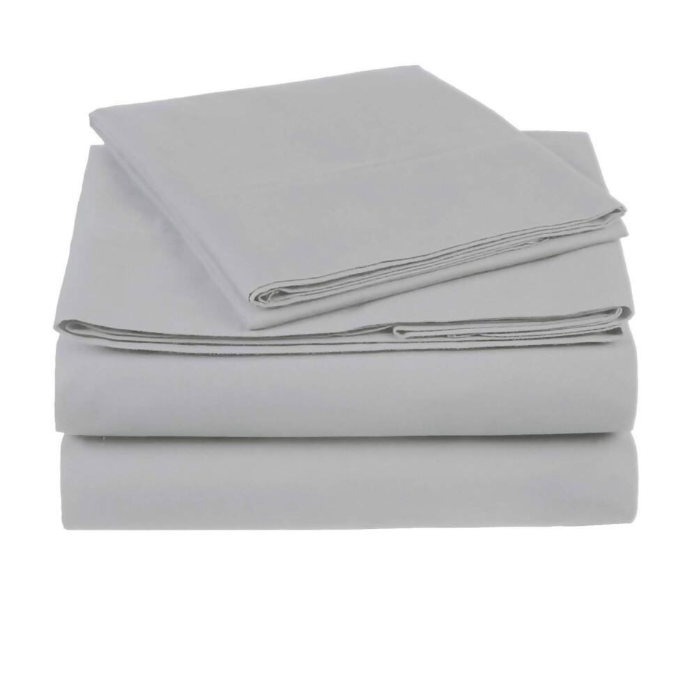 Ultra Soft Plush Egyptian Cotton 1000 TC Lavish Italian Solid Sheet Set King Size