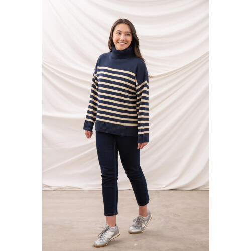 LightHouse (L, Navy Stripe) Luisa Womens Jumper 1