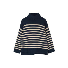 (XXL, Navy Stripe) Luisa Womens Jumper