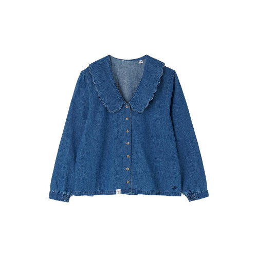 LightHouse (UK 14, Washed Denim) Ada Womens Blouse