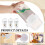 3 Pcs Salad Shaker Cup for Fresh Lunch Breakfast 5