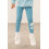 LightHouse (1-2 Yrs, Blue Daisy) Mollie Kids Stretch Leggings 4