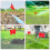 50pack Marking Flags, Red Yard Flags 15x4x5inch, Marker Flags, Lawn Flags Markers, Irrigation Flags, Landscape Flags 3