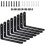 8 Pcs L Right Angle Brackets Black Stainless Steel 1