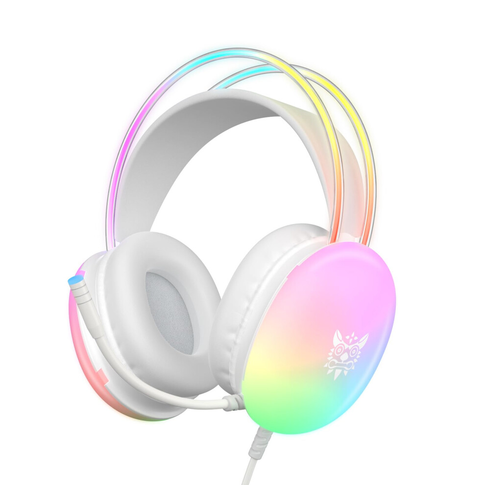 Gaming Headset For Pc Wired Ps4/Ps5/Laptop/Mac Light 798135936621