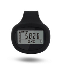 3D sensing memory pedometer 360-degree sensing silicone waist clip running walking pet pedometer