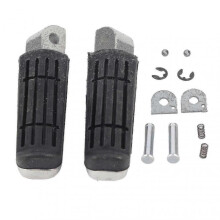 Motorcycle Rear Passenger Footrests Antislip Foot Pegs Replacement for Fz400 Fz600 Fzs600 Fzs1000