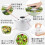 Clear Salad and Herb Spinner Little 5