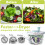 Salad Spinner for Lettuce and Vegetable 4.8 Qt 3