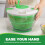 Large Salad Spinner for Veggie Prepping and Fruit Washing 5.28 Qt 2