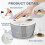 Large Salad Spinner for Home Kitchen 5.2Qt 2