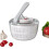 Plastic Manual Salad Spinner for Lettuce and Vegetable Salad Preparation 5L 1