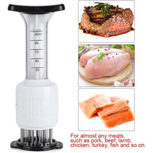 Meat Tenderizer Needle and Meat Injector for Cooking Kitchen Tool 1
