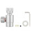 CO2 Filling Tank Cylinder Refill Adapter Connector Kit for SodaStream (Silver without Meter) 1