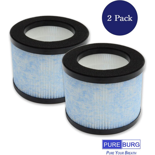 2 Pack True HEPA Filter for Air Purifier and Dust Clean 2