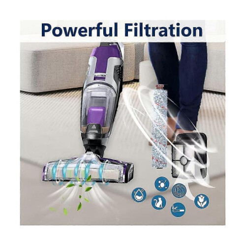 Replacement for Crosswave 1785 2306 Series Vacuum,cleaner Multi-surface Brush Roll Vacuum Filter 2