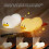 Atmosphere Lamp Lovely Adjustable Vinyl Duck Touch Sensor Night Light Shooting Props  hy 3