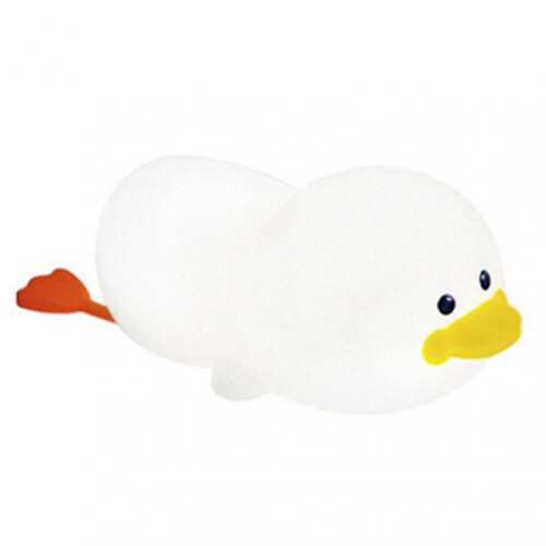 Atmosphere Lamp Lovely Adjustable Vinyl Duck Touch Sensor Night Light Shooting Props  hy