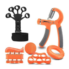 6 In1 Hand Gripper Strengthener Fitness Hand Exerciser Grip Wrist Training Finger Gripper Gym Hand