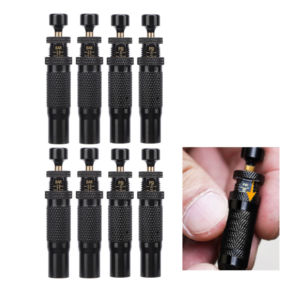 8Pcs Adjustable Tire Deflator Kit 10-30 Psi For 4X4 8481325962914