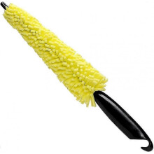 Car Wash Brush Wheel Rim Brush Car Care (yellow) (1pcs)