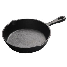 Cast Iron Skillet Pan Frying Pans Chemical Free Durable Grill Fry Pan for Indoor And Outdoor Use Gr