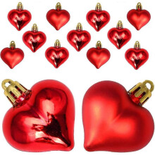 Valentine's Day Party Decorations Heart Balloons (red) 24 Pieces uu