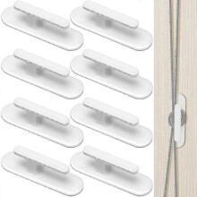 8pcs Blind Cord Twister, Safety Blind Cord Hooks, Adhesive Blind Cord Holder, Window Blinds String Holder