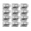 12pcs Silver Fastener Toggle Latches Catch Suitcase Boxes Buckles Trunk Lock Best Gift - B 1