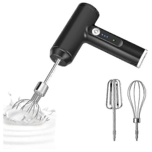 Hand Stirrer Wireless Electric Hand Mixer Usb Rechargeable 3 Speed Whisk Wireless for Egg White, Ca