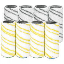 8 Piece Set Of Rollers for Fc7 Fc5 Fc3 Fc3d Electric Floor Cleaner 2.055-007.0 / 2.055-006.0-haoyi
