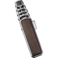 Butane Torch Lighter Windproof Straight Torch Blue Flame Turbine Jet Refillable for BBQ Cooking