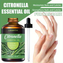 (1pc) Citronella Essential Oil for Diffusers, Humidifiers, Spa, Massage, Light Beige & Hair Care - Alcohol-Free, Glycerin-Infused, 50ml