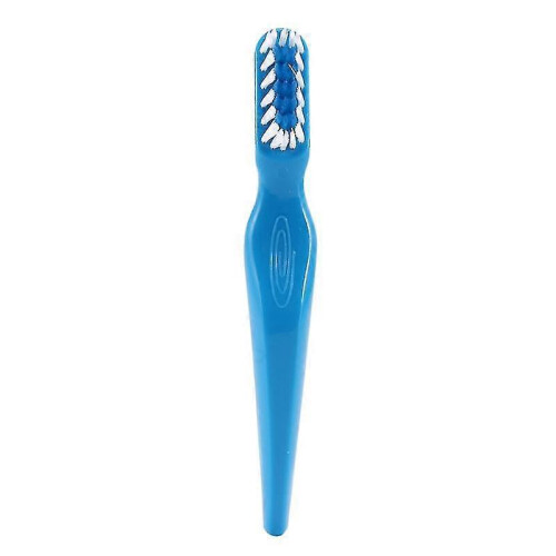 12 Pack Denture Brush Hard Denture Cleaning Brush False Teeth Brush Toothbrush (haoyi 1