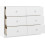Seconique Denver 6 Drawer Chest White Gloss 6