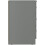 Seconique Denver 3 Drawer Bedside Grey Gloss 3
