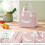 Lunch Bag for Children Pink 12
