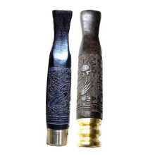 (black brown black) Holder Wooden Carved Cigarette Holder Removable Easy Cleaning Holders Medium and thin cigarettes/thick and thin cigarettes (D-2D)