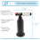 1 oz Small Butane Kitchen Torch for Cooking with Big Flame 3