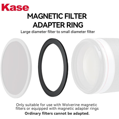 1 Magnetic Filter Step-Up Adapter Ring for Photography 55-77mm 1