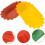 4 Pcs Oval Coffee Beans Tray for Coffee Cupping Sample Display 4