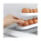 Egg Dispenser, Automatic Rolling Egg Container, 2 Tier Egg Dispenser, Space Saver for Freezer, 4-pa 4